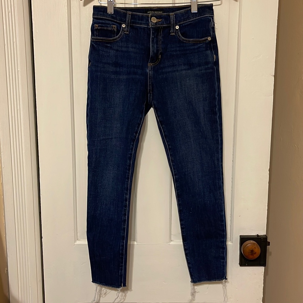 Banana Republic Jeans with Frayed Hem